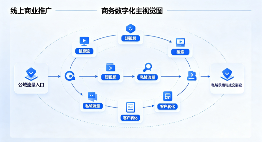 东源县线上商业推广怎么做？全域流量闭环搭建与低成本转化实战指南
